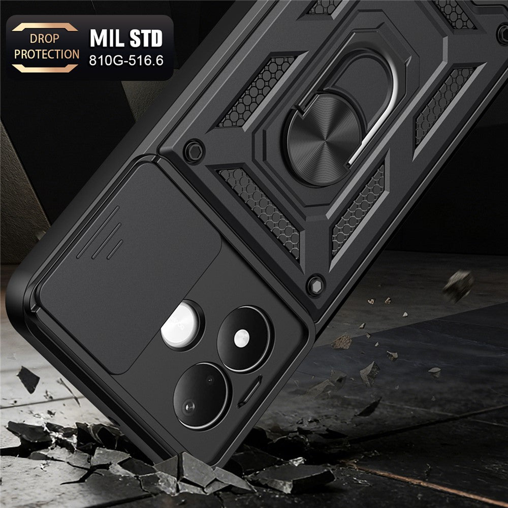 Hülle für Xiaomi Redmi Note 17 Pro, Techsuit, CamShield, Goldfarben