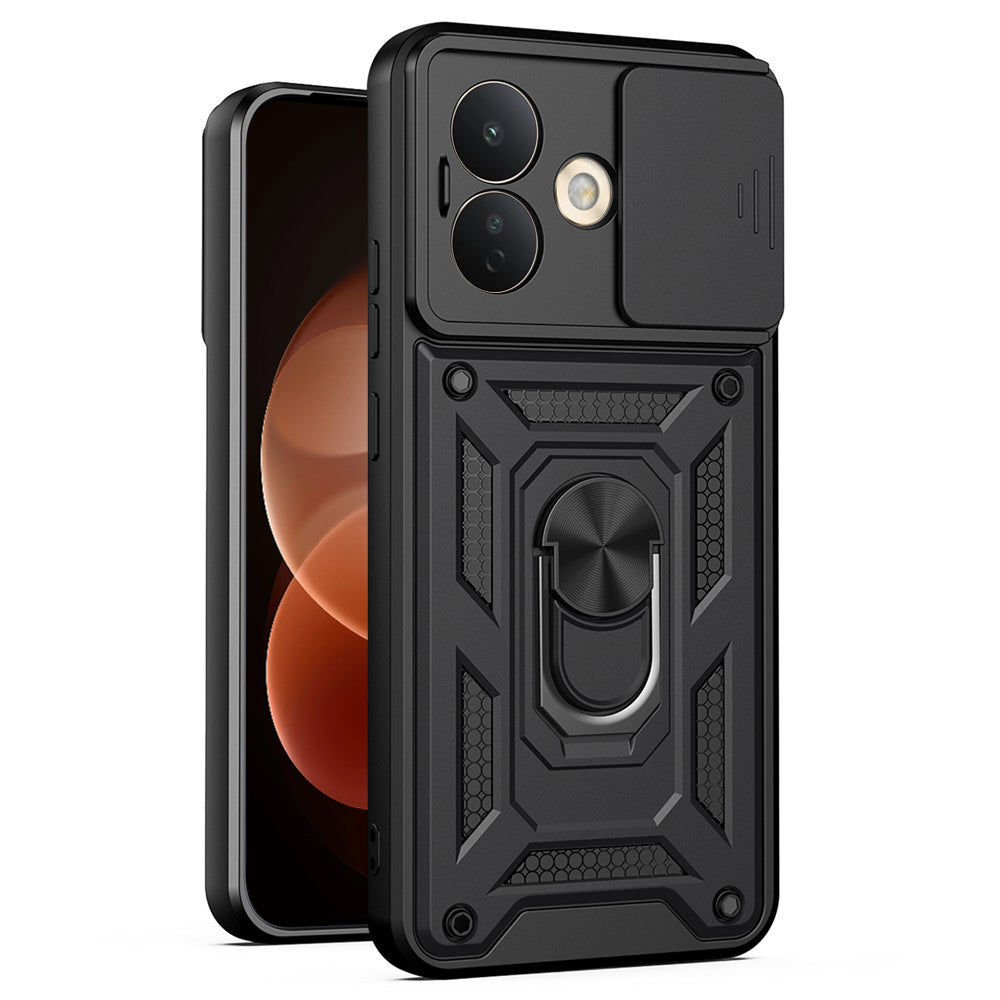 Hülle für Xiaomi Redmi Note 17 Pro, Techsuit, CamShield, Schwarz