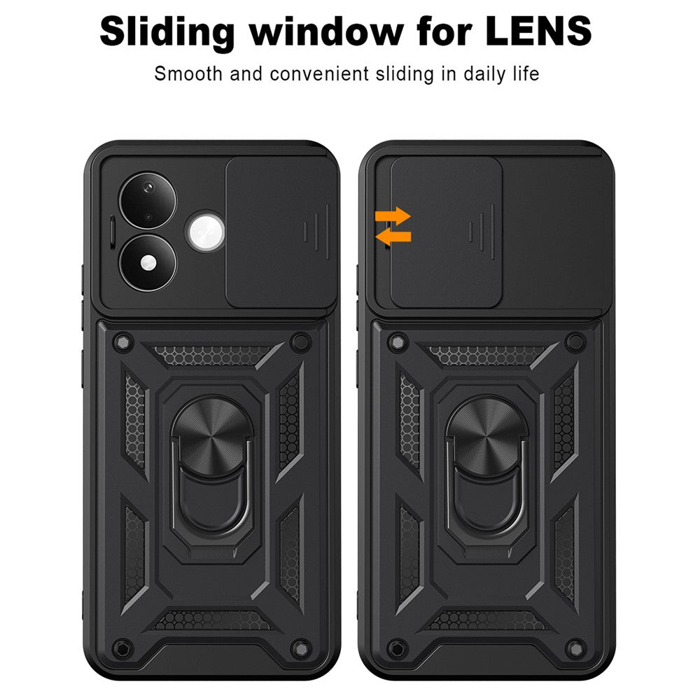 Hülle für Xiaomi Redmi Note 17 Pro, Techsuit, CamShield, Schwarz