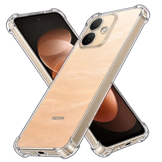 Hülle für Xiaomi Redmi Note 17 Pro, Techsuit, stoßfest, transparent, klar
