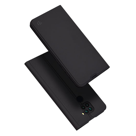 Hülle für Xiaomi Redmi Note 9 / 10X 4G, Techsuit, Magskin Book, Schwarz