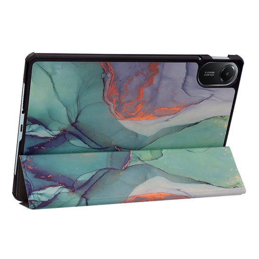 Hülle für Xiaomi Redmi Pad 2, Techsuit, FoldPro Green Time, Mehrfarbig