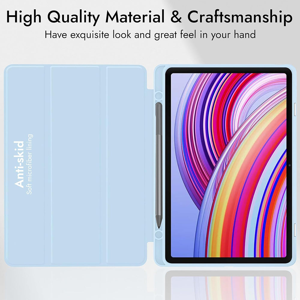 Hülle für Xiaomi Redmi Pad Pro / Pad / Pad Pro 5G, Techsuit, Flex Trifold, Lila