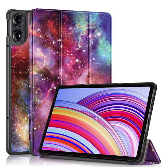 Hülle für Xiaomi Redmi Pad Pro / Pad / Pad Pro 5G, Techsuit, FoldPro Galaxy, Mehrfarbig