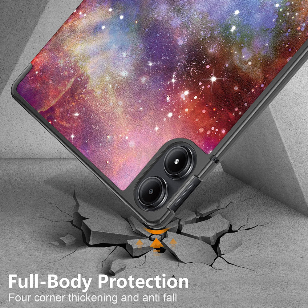 Hülle für Xiaomi Redmi Pad Pro / Pad / Pad Pro 5G, Techsuit, FoldPro Galaxy, Mehrfarbig