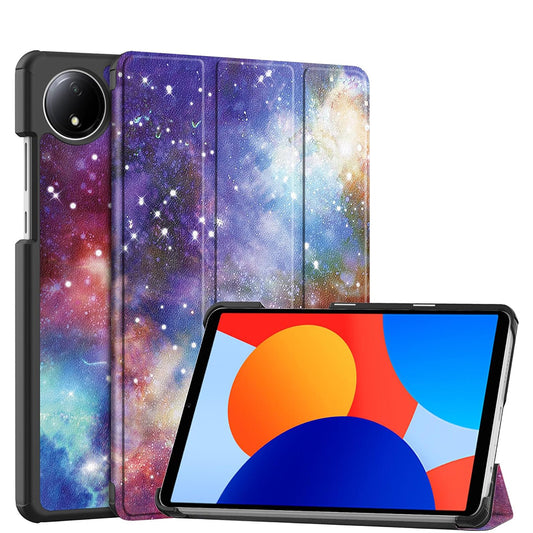 Hülle für Xiaomi Redmi Pad SE 8.7, Techsuit, FoldPro Galaxy, Mehrfarbig