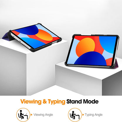 Hülle für Xiaomi Redmi Pad SE 8.7, Techsuit, FoldPro Galaxy, Mehrfarbig