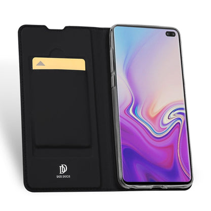 Hülle für Samsung Galaxy S10+ G975, DUX DUCIS, Skin Pro, Schwarz