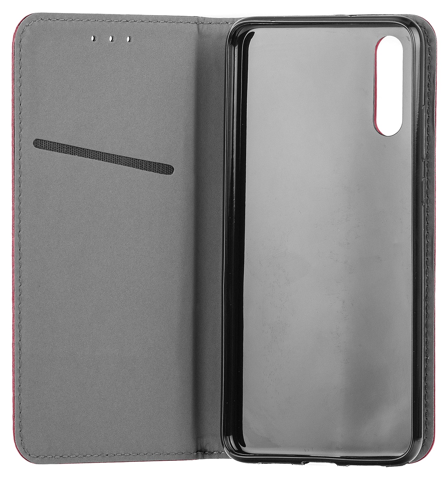 Hülle für Samsung Galaxy A13 A135, OEM, Smart Magnetic, Weinrot