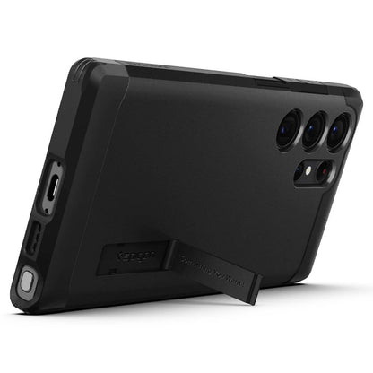 Hülle für Samsung Galaxy S23 Ultra S918, Spigen, Tough Armor, Schwarz ACS05623