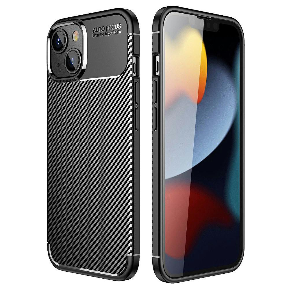 Hülle für Apple iPhone 11, OEM, Carbon Enviro, Schwarz