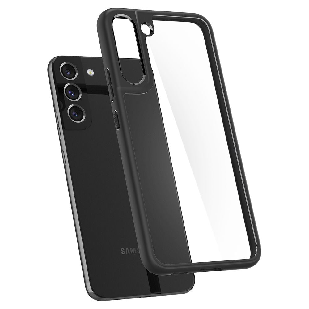 Case for Samsung Galaxy S22 5G S901, Spigen, Ultra Hybrid Matte, Black ACS03989