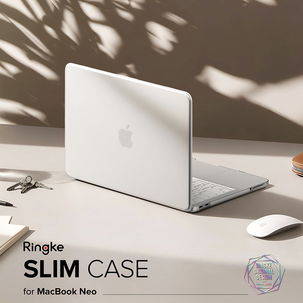 Ringke Slim Hülle für Apple MacBook Neo 13 Zoll, matt transparent