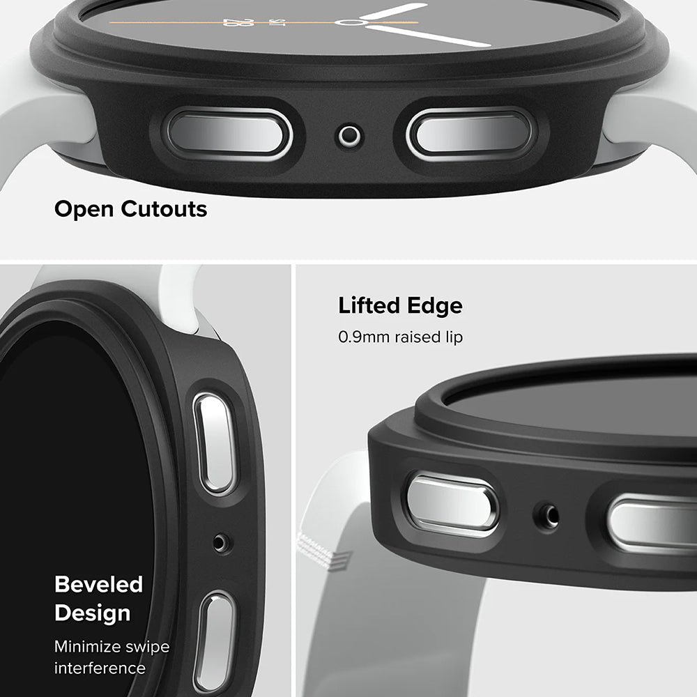 Ringke Slim Hülle für Samsung Galaxy Watch8 40mm, 2er Set, Matt Schwarz