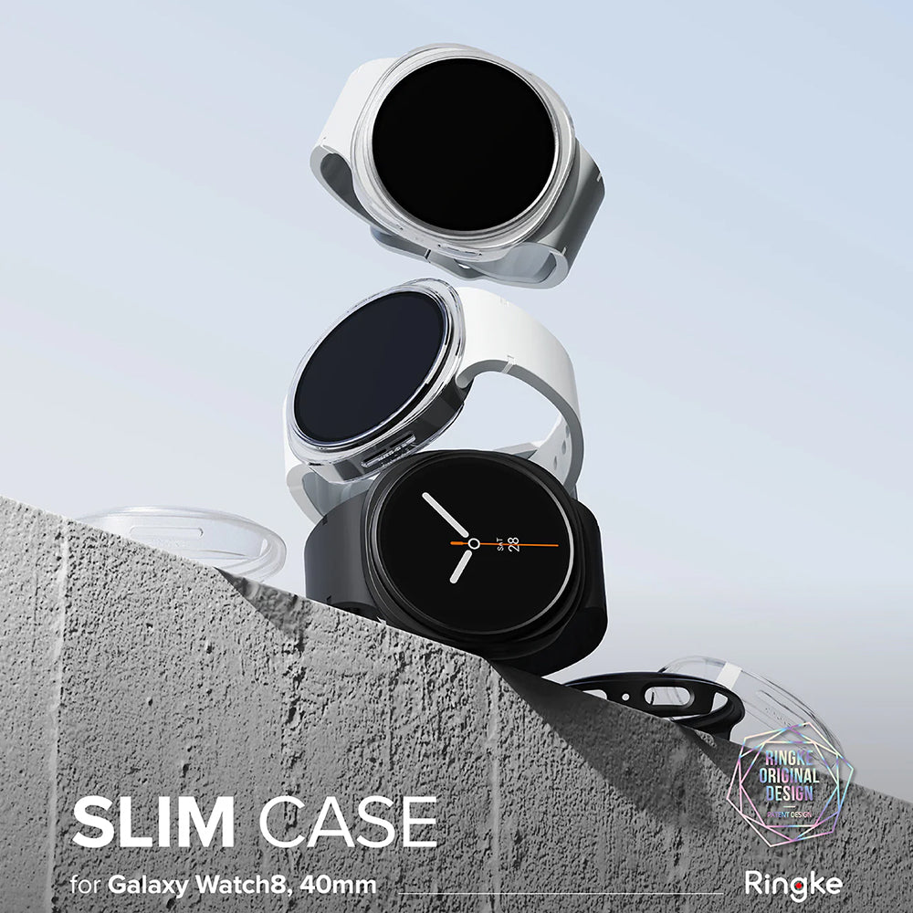Ringke Slim Case for Samsung Galaxy Watch8 40mm, Set of 2 pieces, Transparent
