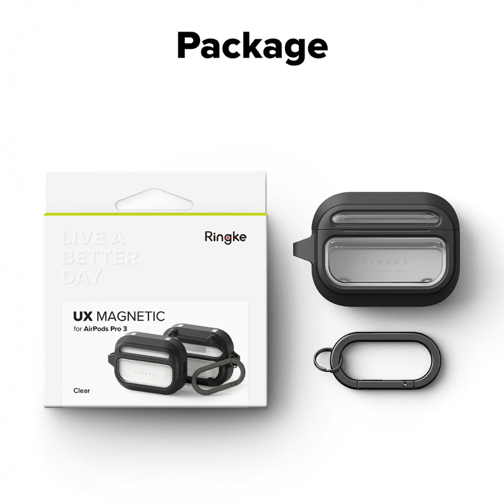 Ringke UX Hülle für Apple AirPods Pro 3, Transparent