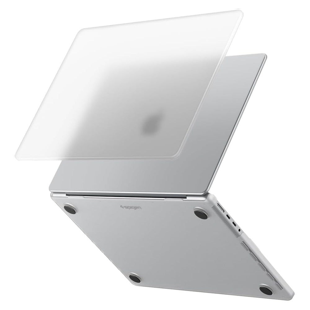 Spigen Airskin Hülle für Apple MacBook Pro 14 Zoll (2026) / (2025) / (2023) / (2022) / (2021), Transparent Matt ACS11528