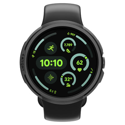 Spigen Liquid Air Hülle für Google Pixel Watch 4 41mm, Matt Schwarz ACS09483