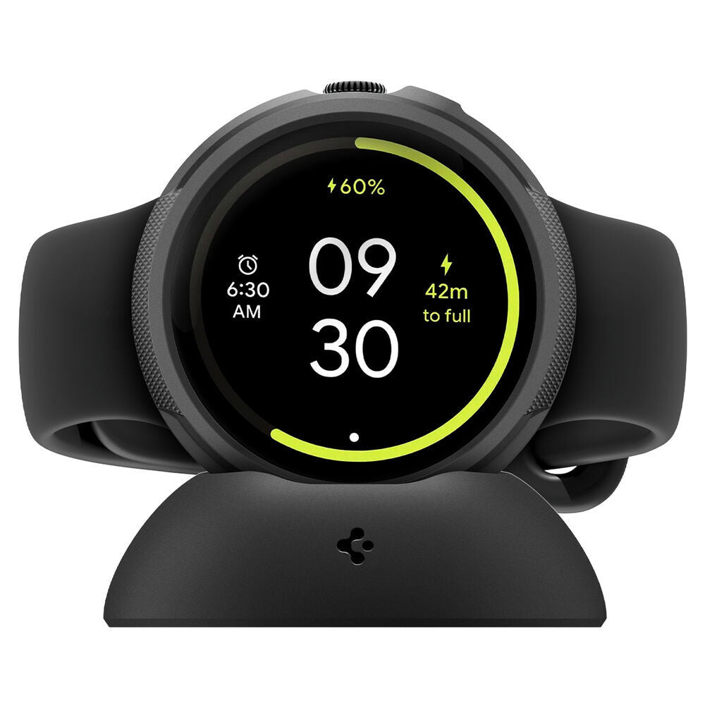 Spigen Liquid Air Hülle für Google Pixel Watch 4 41mm, Matt Schwarz ACS09483
