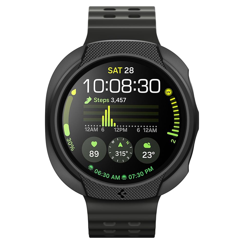 Spigen Liquid Air Hülle für Samsung Galaxy Watch8 40mm, Mattschwarz ACS09840