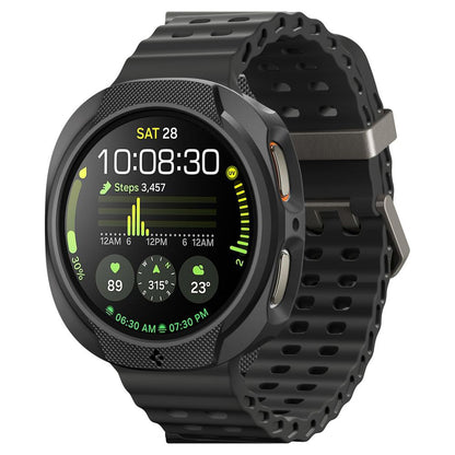 Spigen Liquid Air Hülle für Samsung Galaxy Watch8 44mm, Matt Schwarz ACS09839