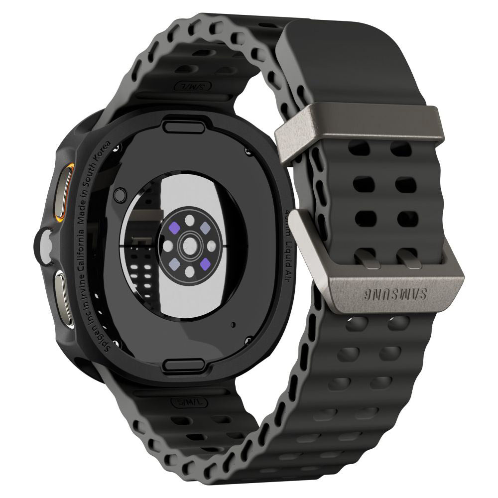 Spigen Liquid Air Hülle für Samsung Galaxy Watch8 44mm, Matt Schwarz ACS09839