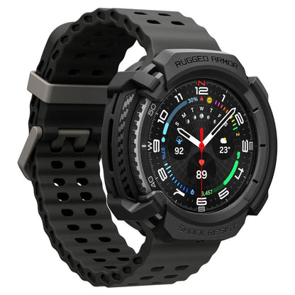 Spigen Liquid Air Hülle für Samsung Galaxy Watch8 Classic, Mattschwarz ACS09841