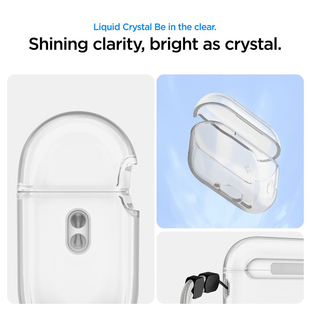 Spigen Liquid Crystal Hülle für Apple AirPods Pro 3, Transparent ACS10019