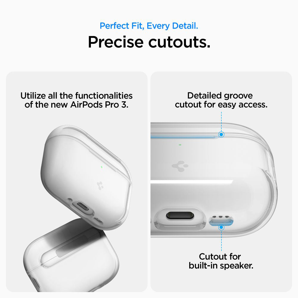 Spigen Liquid Crystal Hülle für Apple AirPods Pro 3, Transparent ACS10019