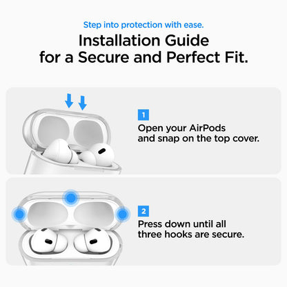 Spigen Liquid Crystal Hülle für Apple AirPods Pro 3, Transparent ACS10019