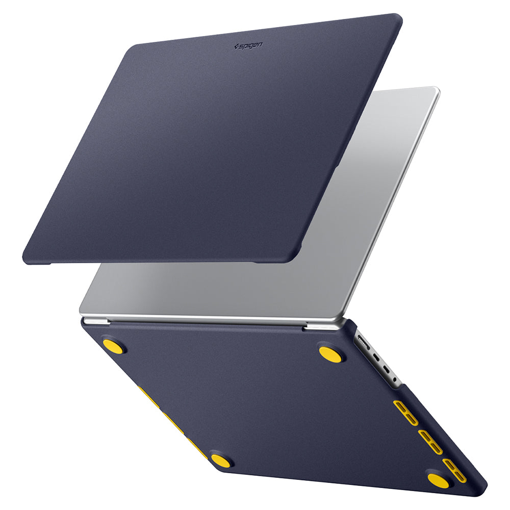 Spigen Nano Pop Hülle für Apple MacBook Pro 14 Zoll (2026) / (2025) / (2024) / (2023) / (2021), Marineblau ACS11271