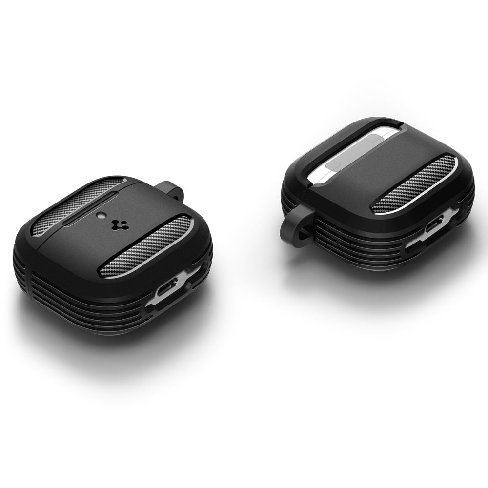 Spigen Rugged Armor Case for Apple AirPods 4, Matte Black