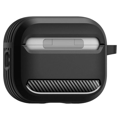 Spigen Rugged Armor Hülle für Apple AirPods Pro 3, Mattschwarz ACS09822