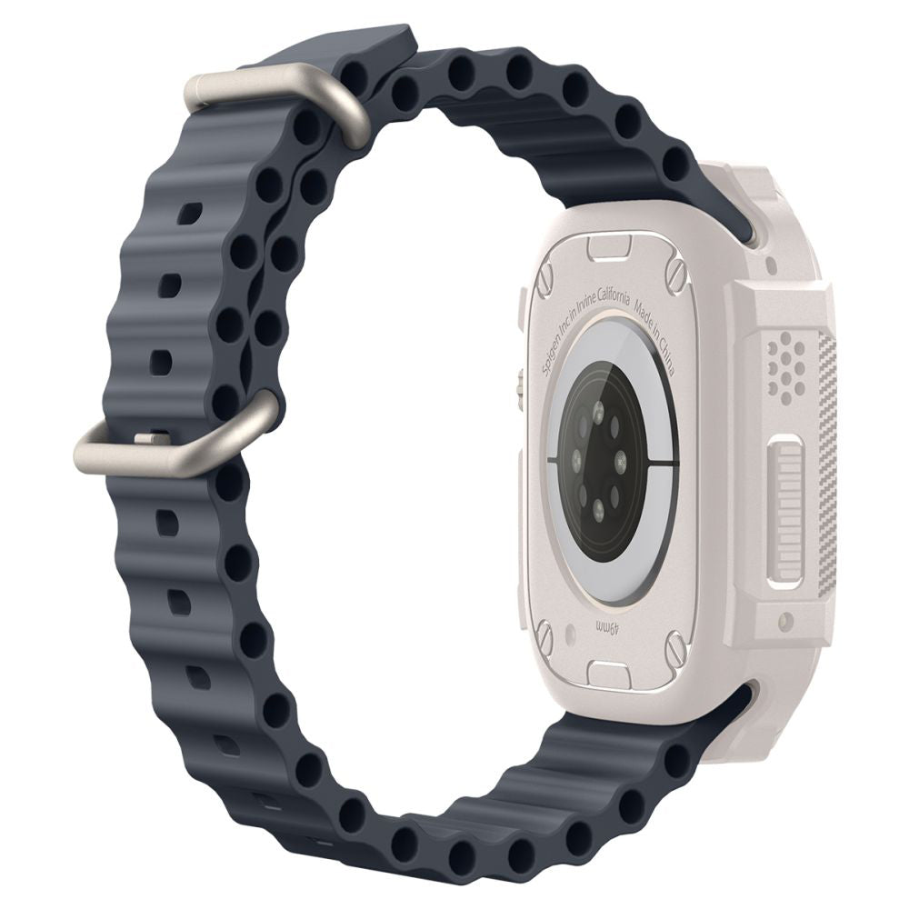 Spigen Rugged Armor Hülle für Apple Watch Ultra Series, Beige ACS07381