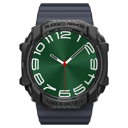 Spigen Rugged Armor Hülle für Samsung Galaxy Watch Ultra, Schwarz
