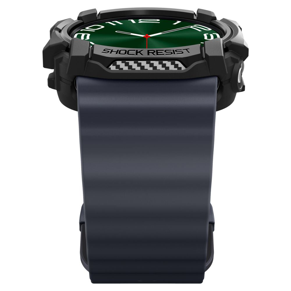 Spigen Rugged Armor Hülle für Samsung Galaxy Watch Ultra, Schwarz