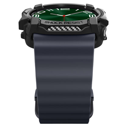 Spigen Rugged Armor Hülle für Samsung Galaxy Watch Ultra, Schwarz