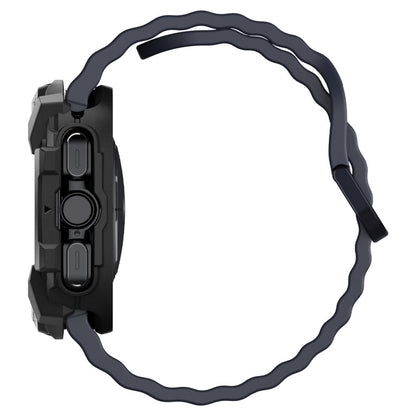 Spigen Rugged Armor Hülle für Samsung Galaxy Watch Ultra, Schwarz