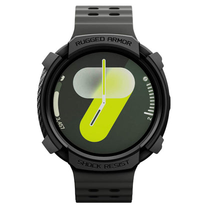 Spigen Rugged Armor Case for Samsung Galaxy Watch8 44mm, Matte Black ACS10006