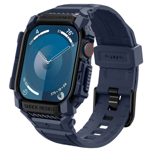 Spigen Rugged Armor Pro Hülle für Apple Watch Series 10 / 11 46mm, Marineblau