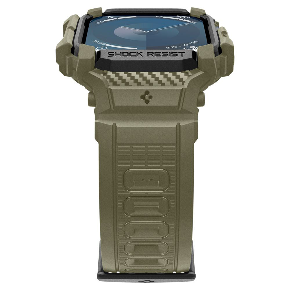 Spigen Rugged Armor Pro Hülle für Apple Watch Series 10 46mm, Khaki ACS08608
