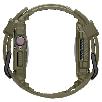 Spigen Rugged Armor Pro Hülle für Apple Watch Series 10 46mm, Khaki ACS08608
