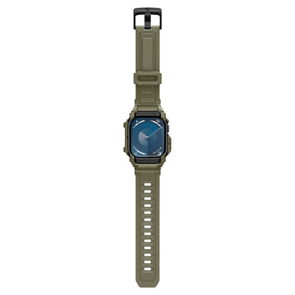 Spigen Rugged Armor Pro Hülle für Apple Watch Series 10 46mm, Khaki ACS08608