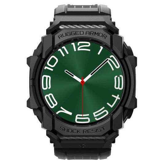 Spigen Rugged Armor Pro Hülle für Samsung Galaxy Watch Ultra, Schwarz ACS08427