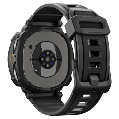 Spigen Rugged Armor Pro Hülle für Samsung Galaxy Watch8 Classic, Mattschwarz ACS10013