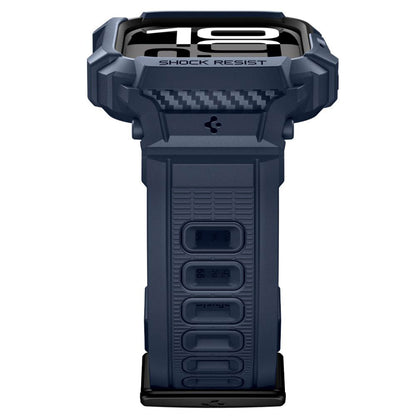 Spigen Rugged Armor Pro V2 Hülle für Apple Watch Series 10 / 11 42mm, Marineblau ACS10495