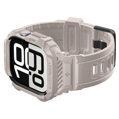 Spigen Rugged Armor Pro V2 Case for Apple Watch Series 10 / 11 46mm, Beige ACS10506