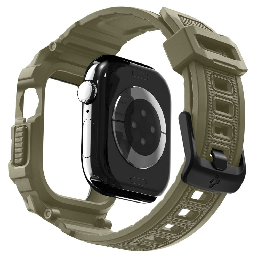 Spigen Rugged Armor Pro V2 Hülle für Apple Watch Series 10 46mm, Khaki