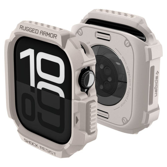 Spigen Rugged Armor V2 Hülle für Apple Watch Series 10 / 11 42mm, Beige
