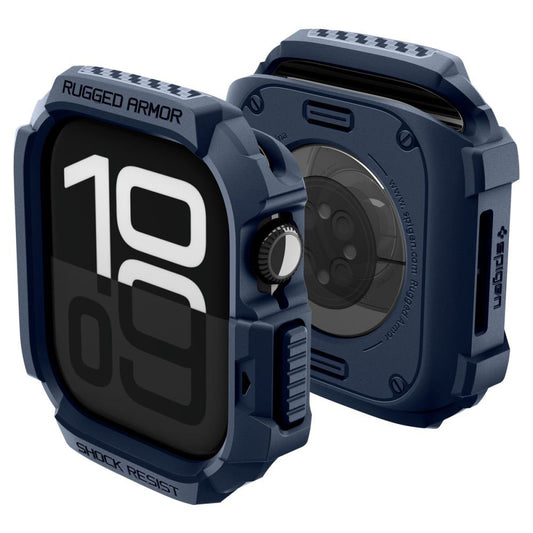 Spigen Rugged Armor V2 Hülle für Apple Watch Series 10 / 11 42mm, Marineblau
